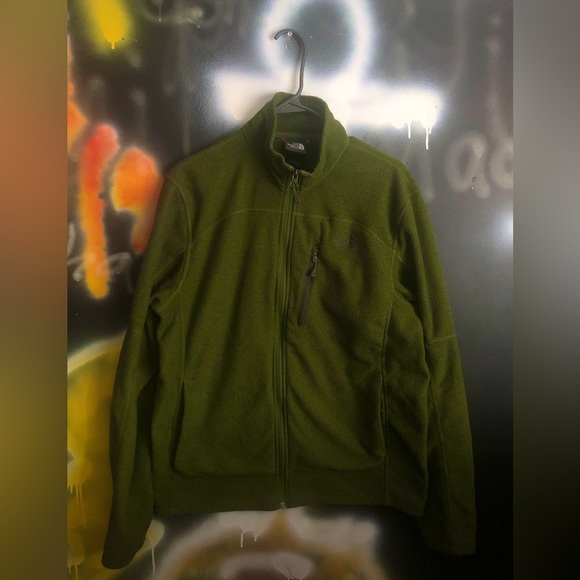 The North Face Fleece Thermal Jacket (Forest Green) Large - Picture 5 of 5